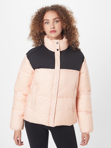 Champion Authentic Athletic Apparel Winter jacket 'Legacy' in Pink: front