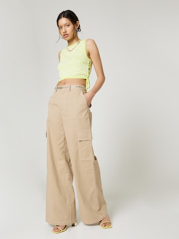 Wide Leg Pantalon cargo 'Storm Watch' florence by mills exclusive for ABOUT YOU en beige