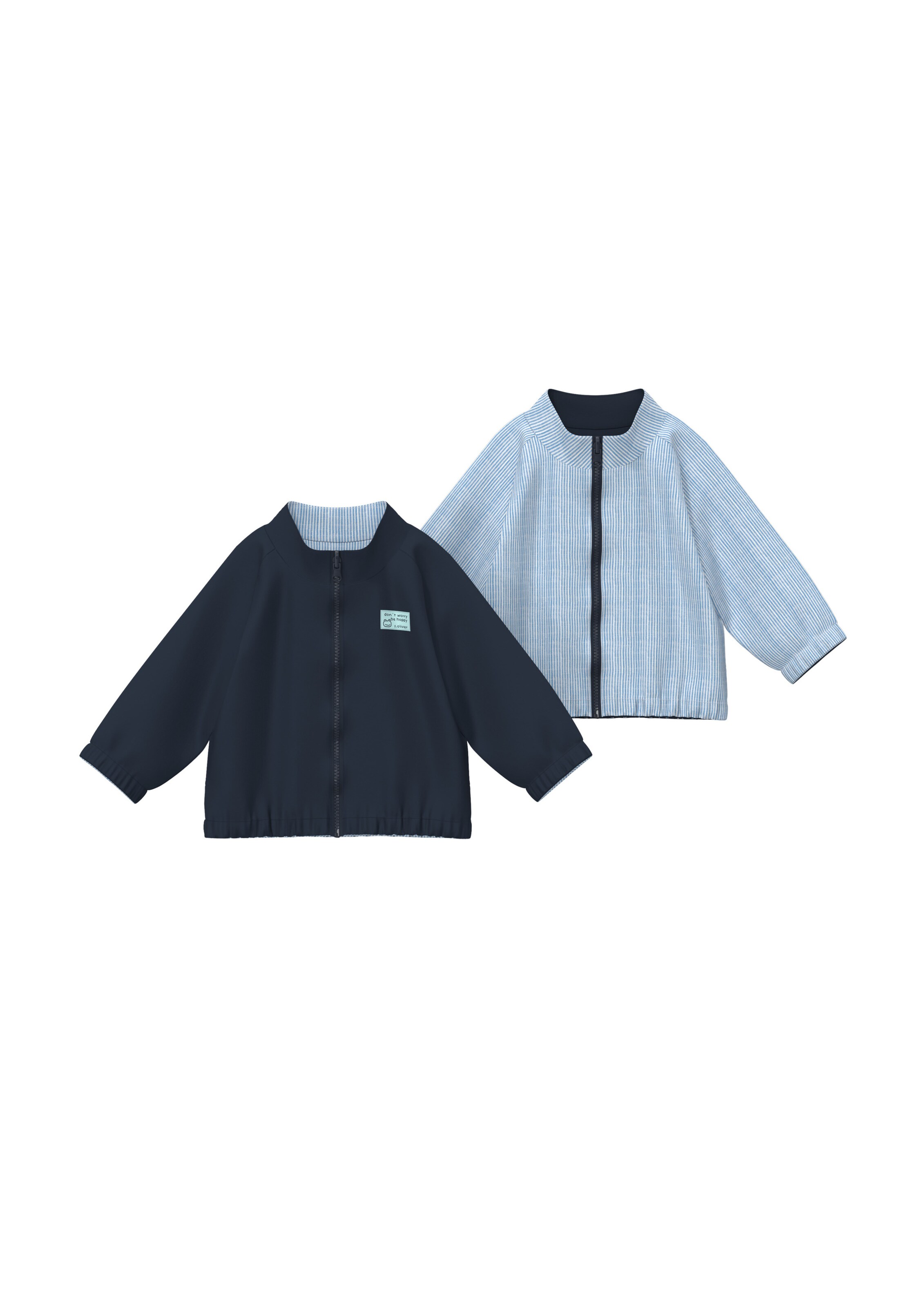 s.Oliver Tussenjas in Blauw: voorkant