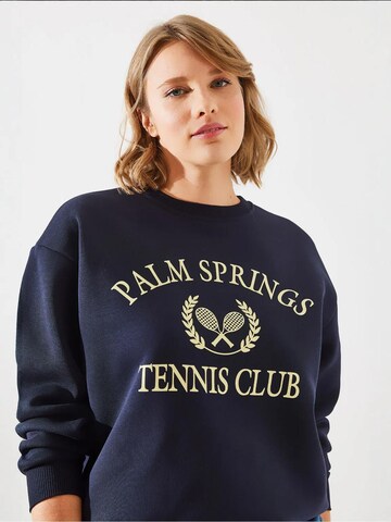 Sweat-shirt Bianco Lucci en bleu
