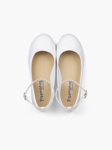 Ballerines Pisamonas en blanc