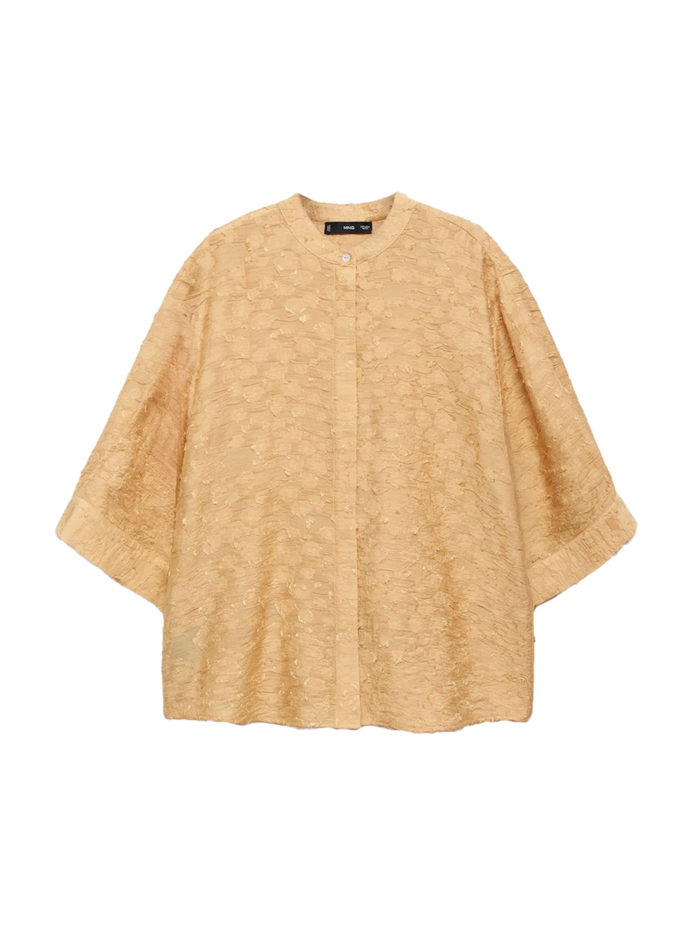 MANGO Blúz 'Lita' - barna: elől