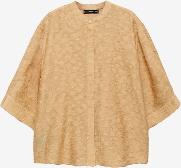 MANGO Pusero 'Lita' värissä ruskea: etupuoli