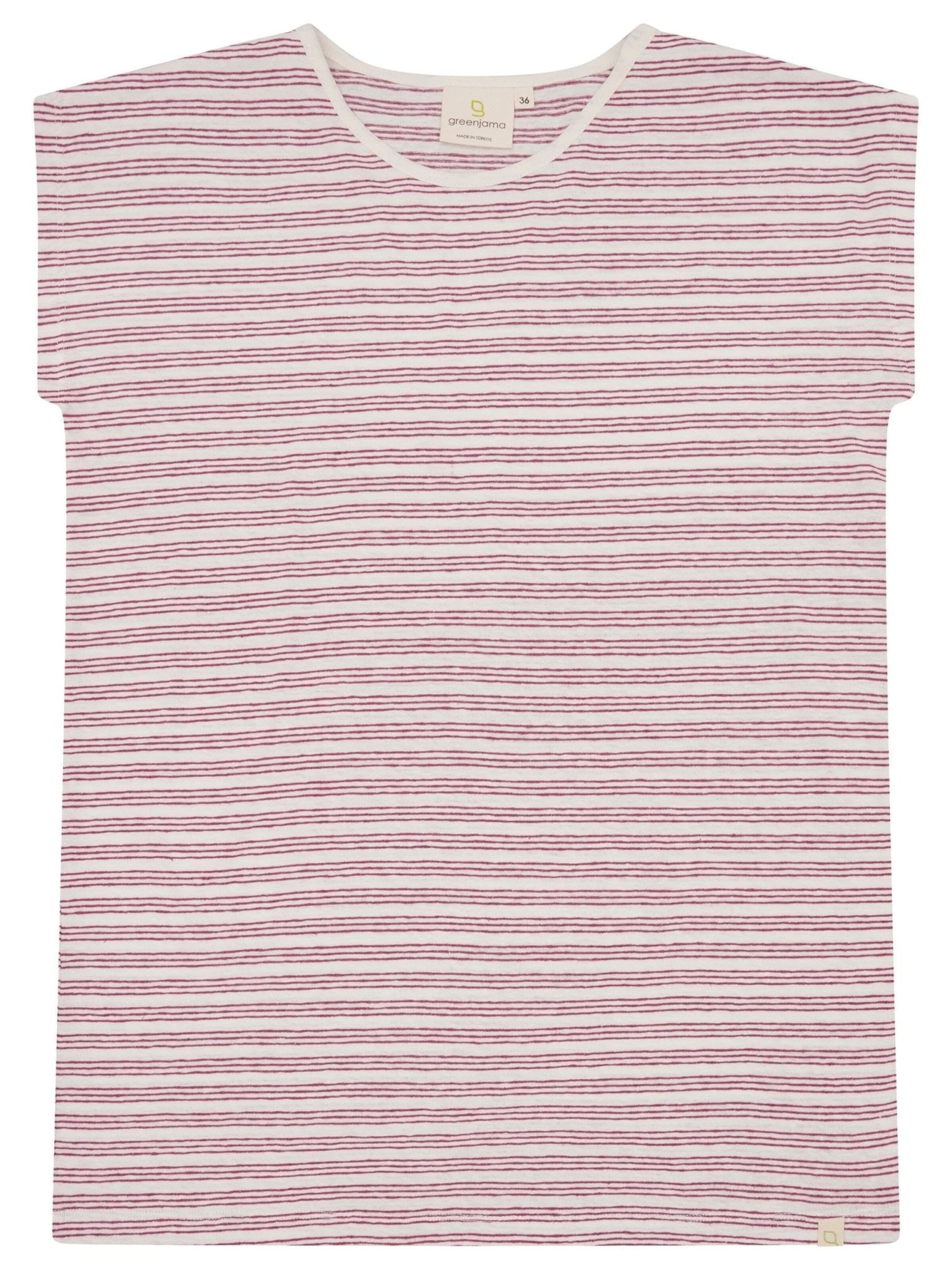 greenjama Pajama Shirt in Purple: front
