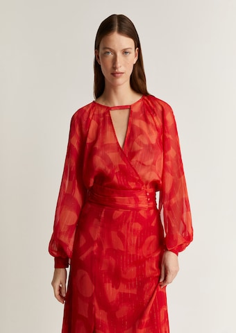 Scalpers Blouse in Rood: voorkant