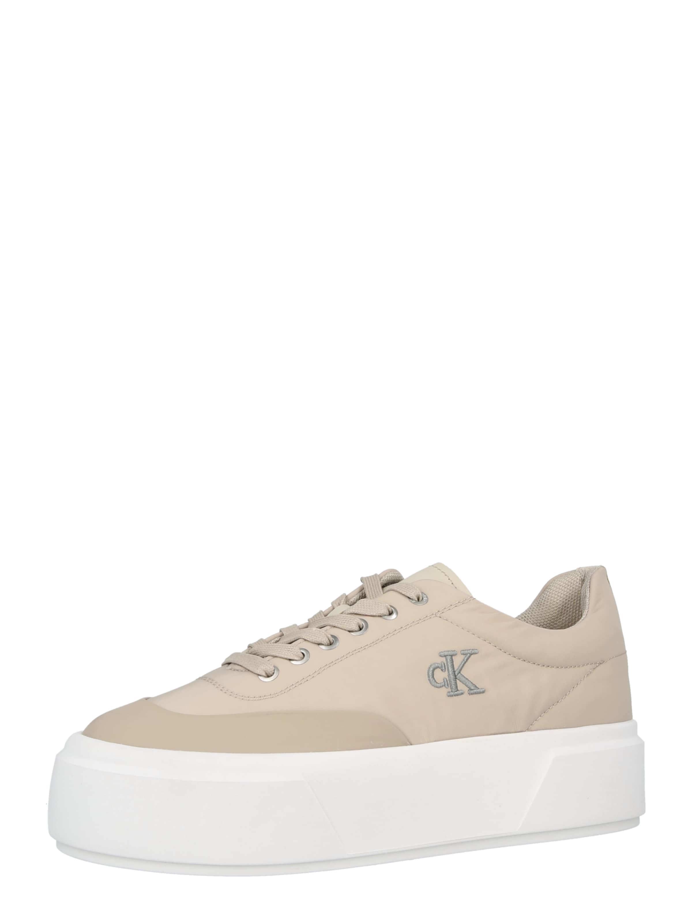 Sneaker bassa di Calvin Klein in beige: frontale