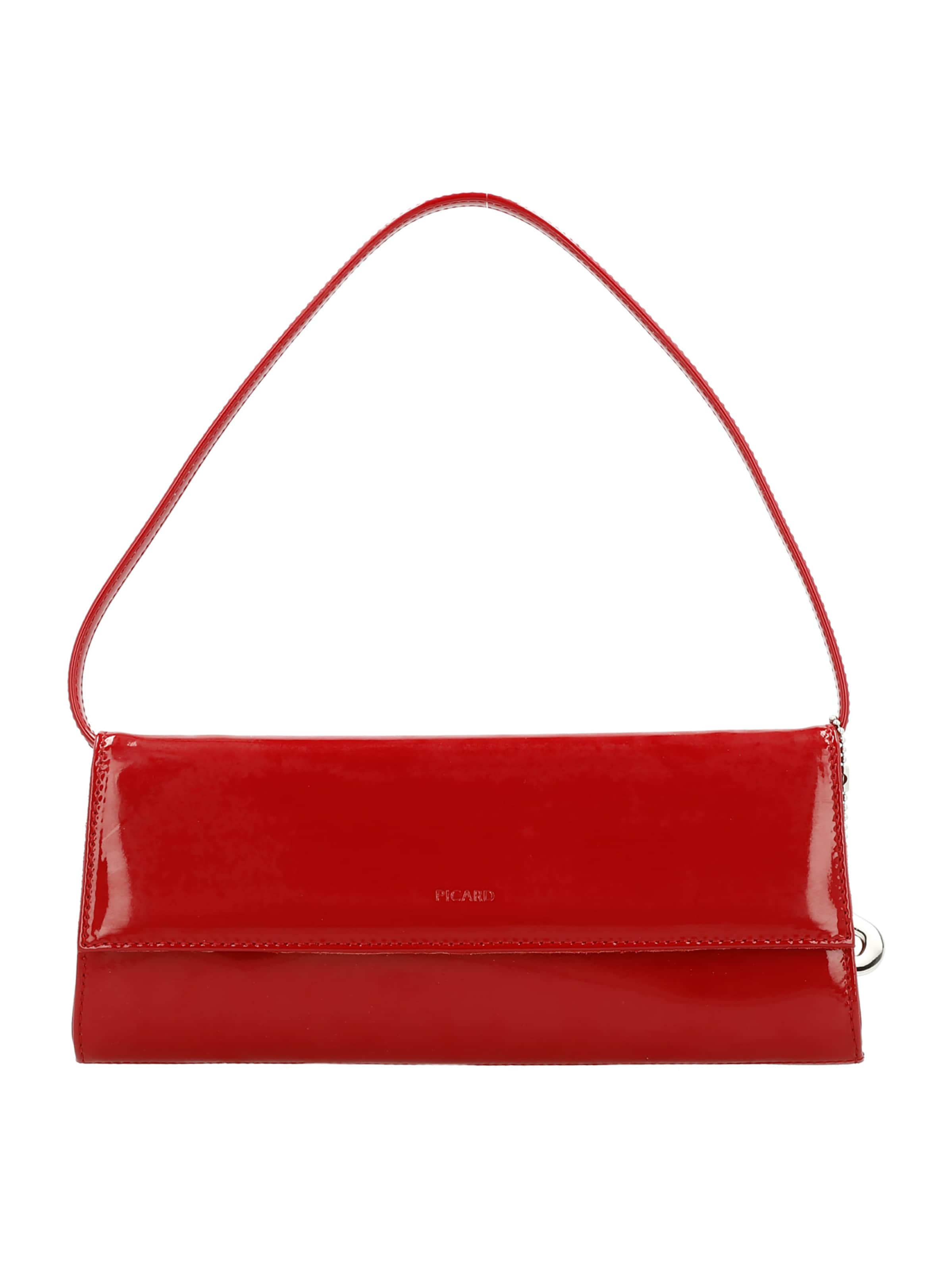 Picard Schoudertas 'Auguri' in Rood: voorkant