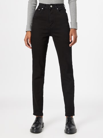 Nasty Gal Slim fit Jeans in Black: front