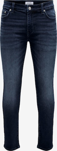 Coupe slim Jean 'LOOM' Only & Sons en bleu : devant