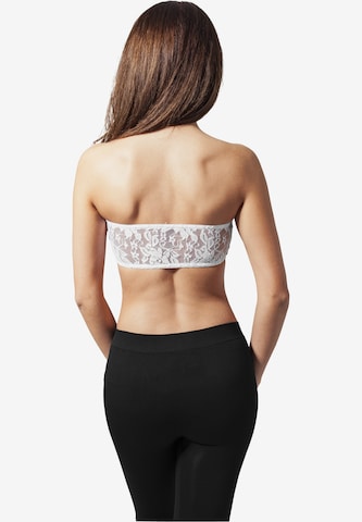 Urban Classics Bandeau Behå i vit