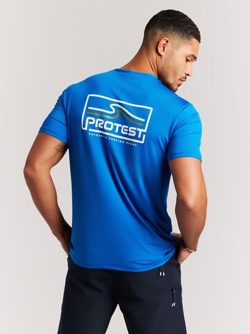PROTEST Performance Shirt 'PRTDonald' in Blue