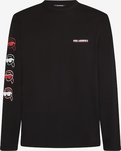 Marškinėliai ' IKON LONG-SLEEVED ' iš Karl Lagerfeld, spalva – juoda, Prekių apžvalga