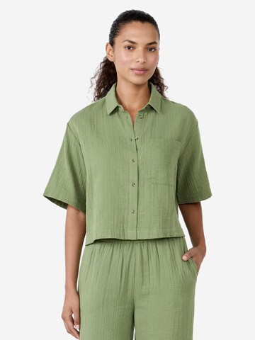 ETAM Slaapshirt 'Terence' in Groen: voorkant