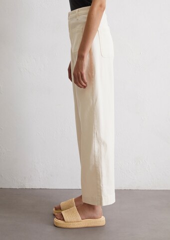 Marc O'Polo Wide Leg Jeans 'Tolva' in Weiß