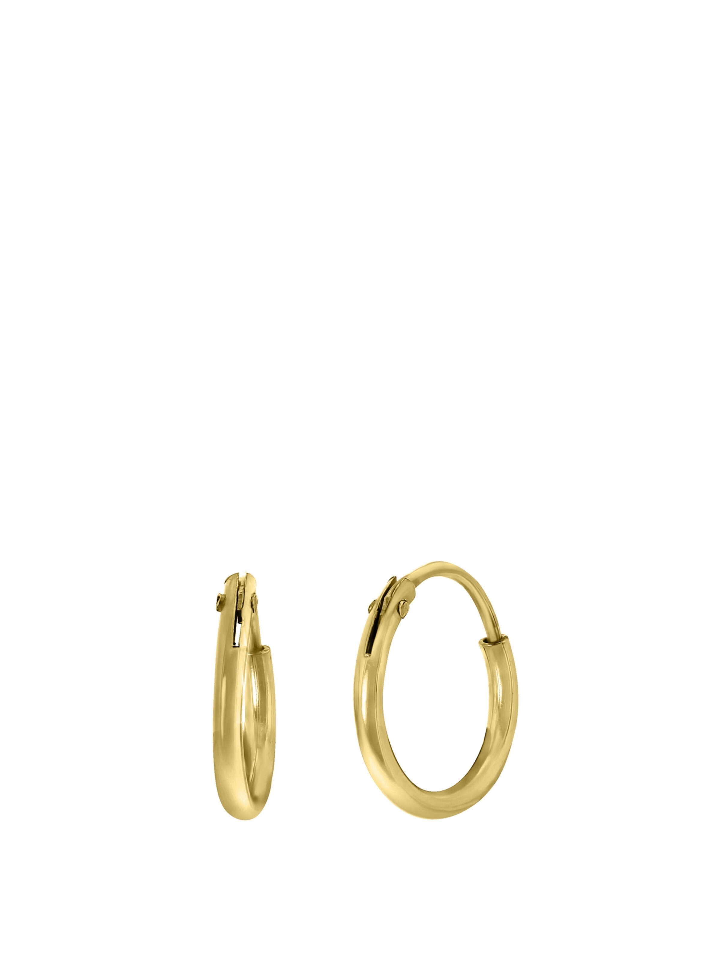 Lucardi Earrings in Gold: front