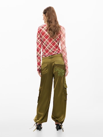 Desigual - Regular Calças cargo em verde