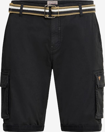 Pantalon cargo 'Brian' BLEND en noir : devant