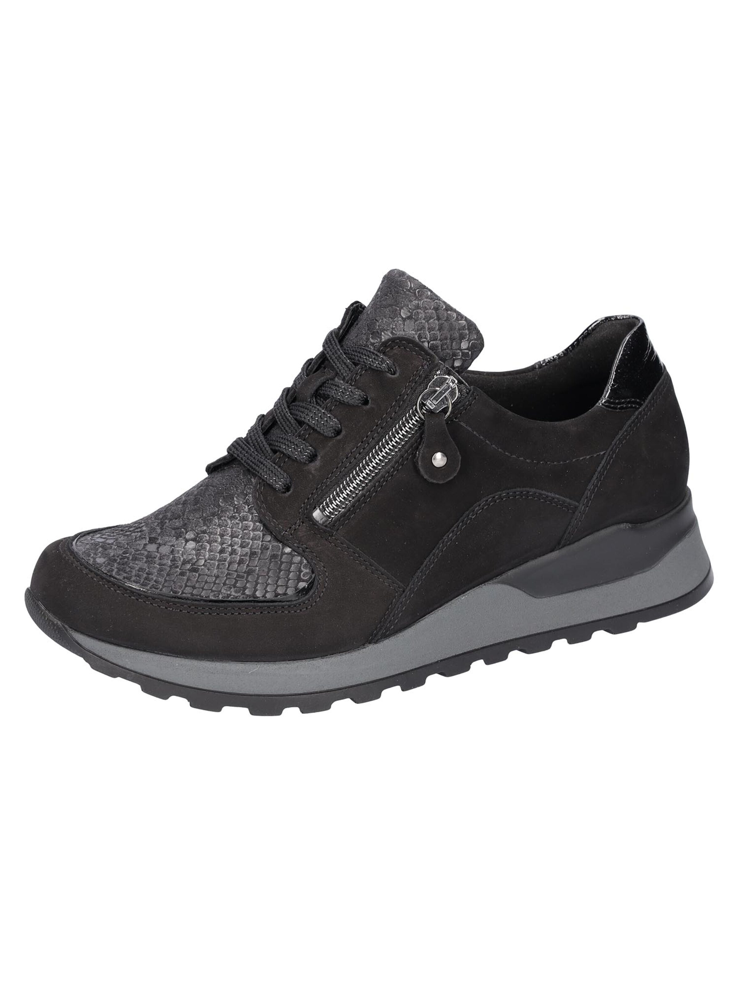 WALDLÄUFER Sneakers laag 'Hiroko' in Zwart