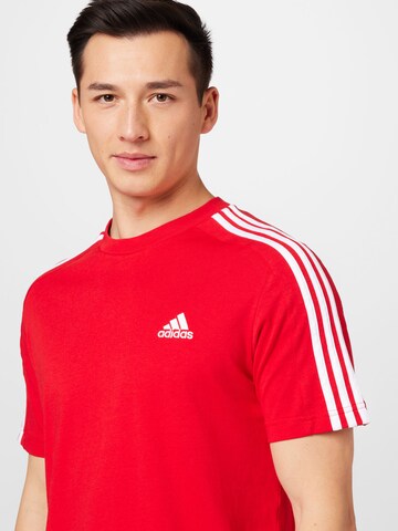 ADIDAS SPORTSWEAR Funkčné tričko 'Essentials' - Červená