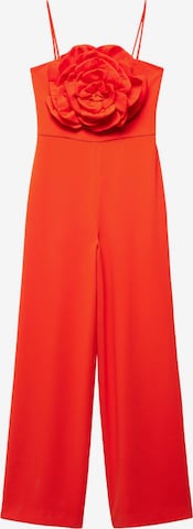 MANGO Jumpsuit 'Amapola' in Rood: voorkant