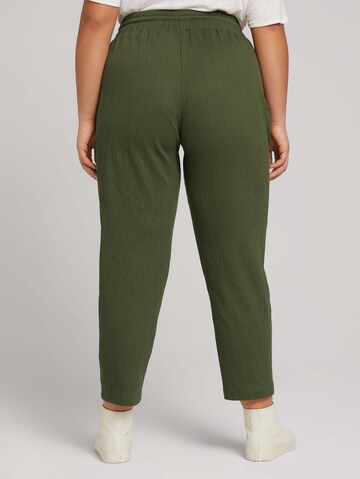 Tom Tailor Women + Regular Broek in Groen