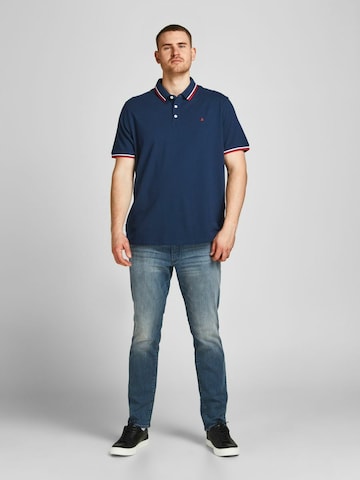 T-Shirt 'Paulos' Jack & Jones Plus en bleu