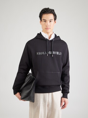Karl Lagerfeld Sweatshirt in Black: front