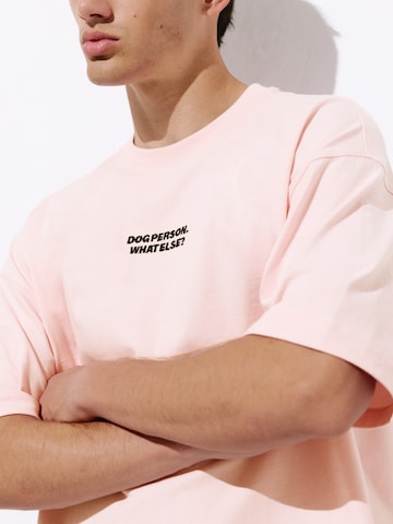 Pull&Bear Póló 'STWD' - rózsaszín