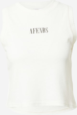 Afends Top 'Polly' in White: front