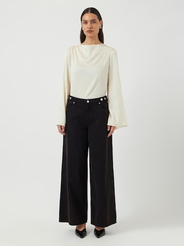 Wide leg Jeans 'YASLami' di YAS in marrone
