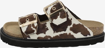 ROHDE Mules 'Tropea' in Brown: front