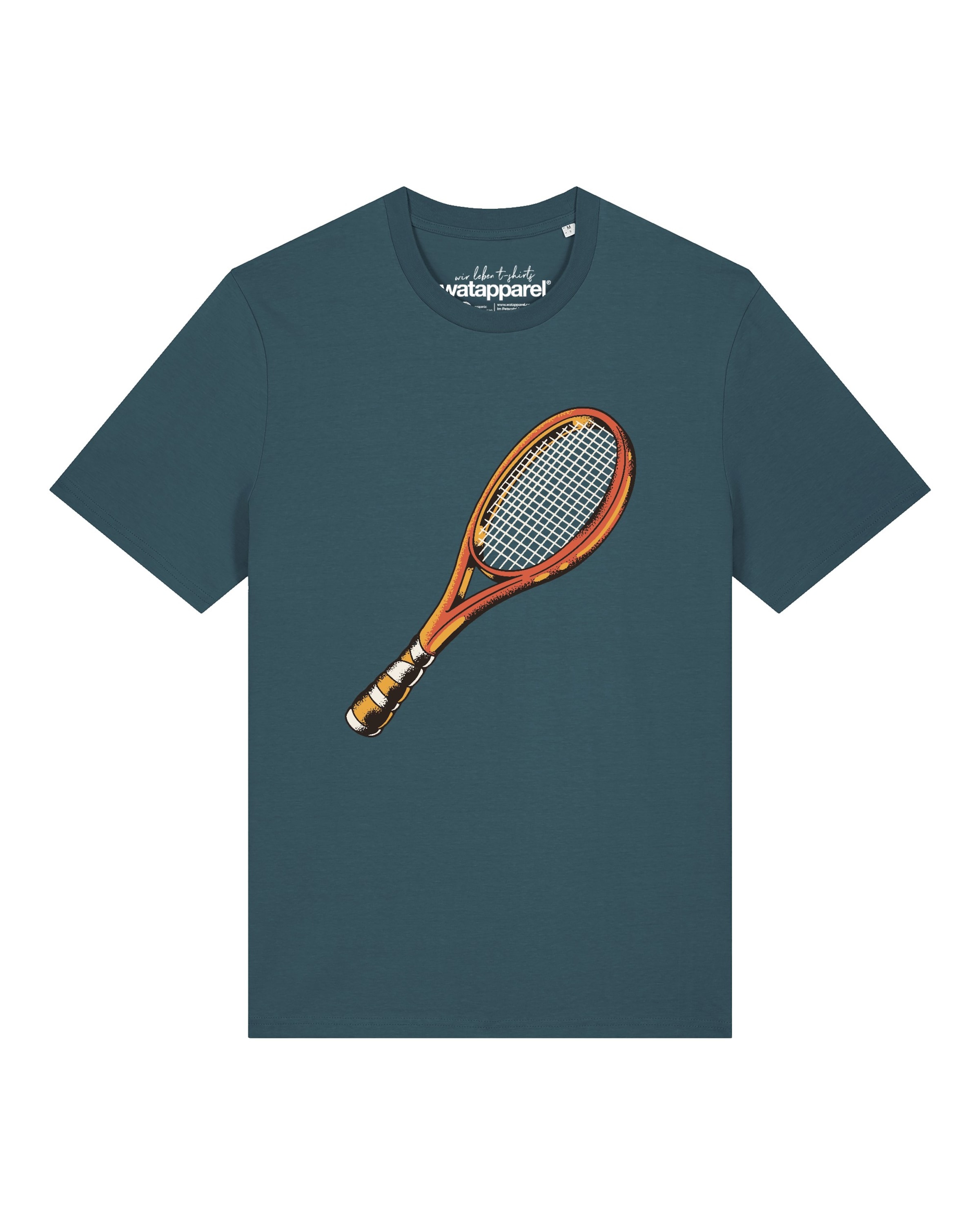 Watapparel Shirt 'Tennisschläger' in Blue: front