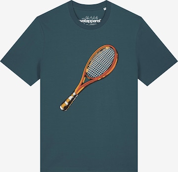 T-Shirt 'Tennisschläger' Watapparel en bleu : devant