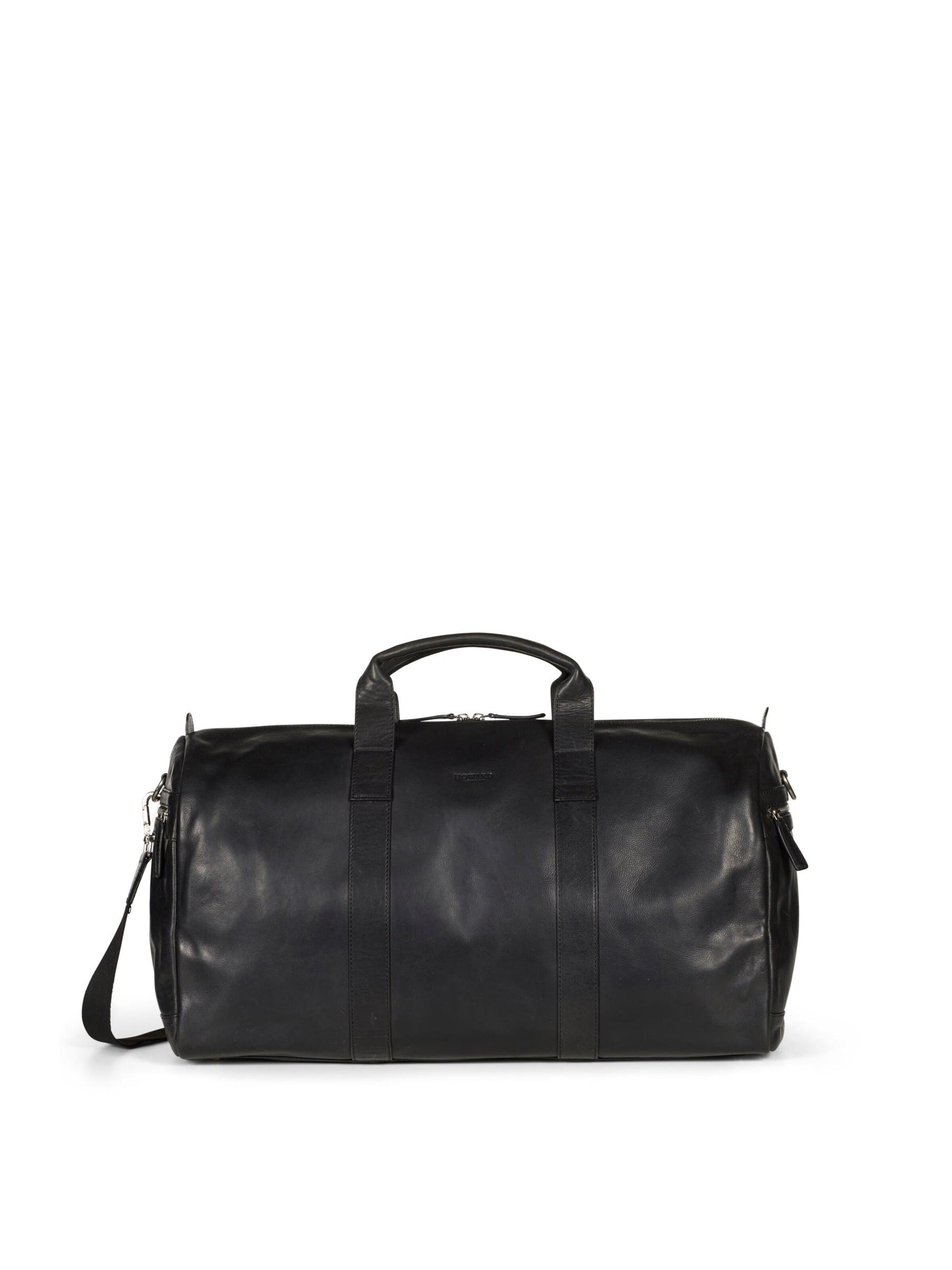 Howard London - Bolsa de fin de semana 'Weekend Bag Connor Black' en negro: frente