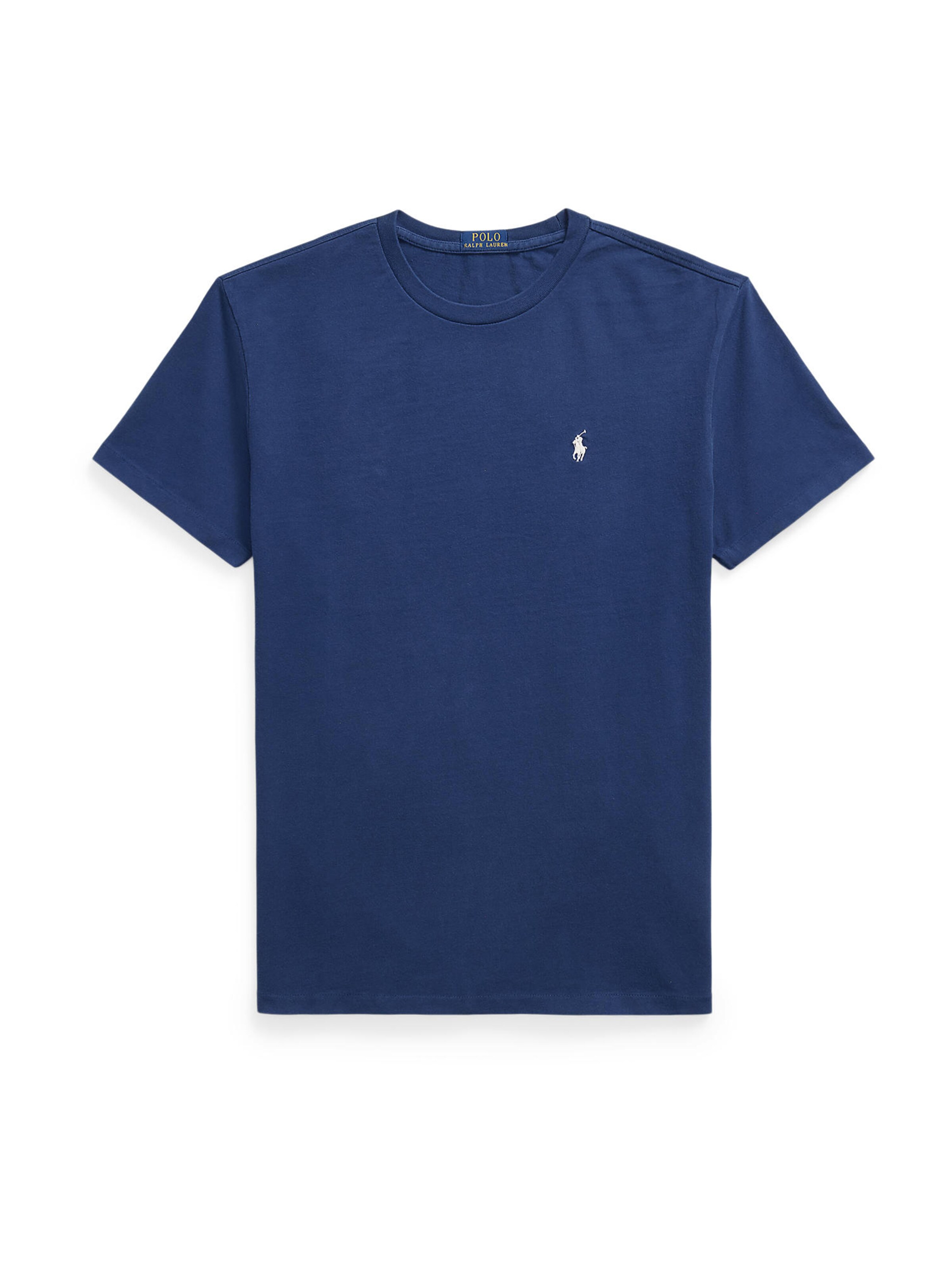 Tricou de la Polo Ralph Lauren pe albastru: față
