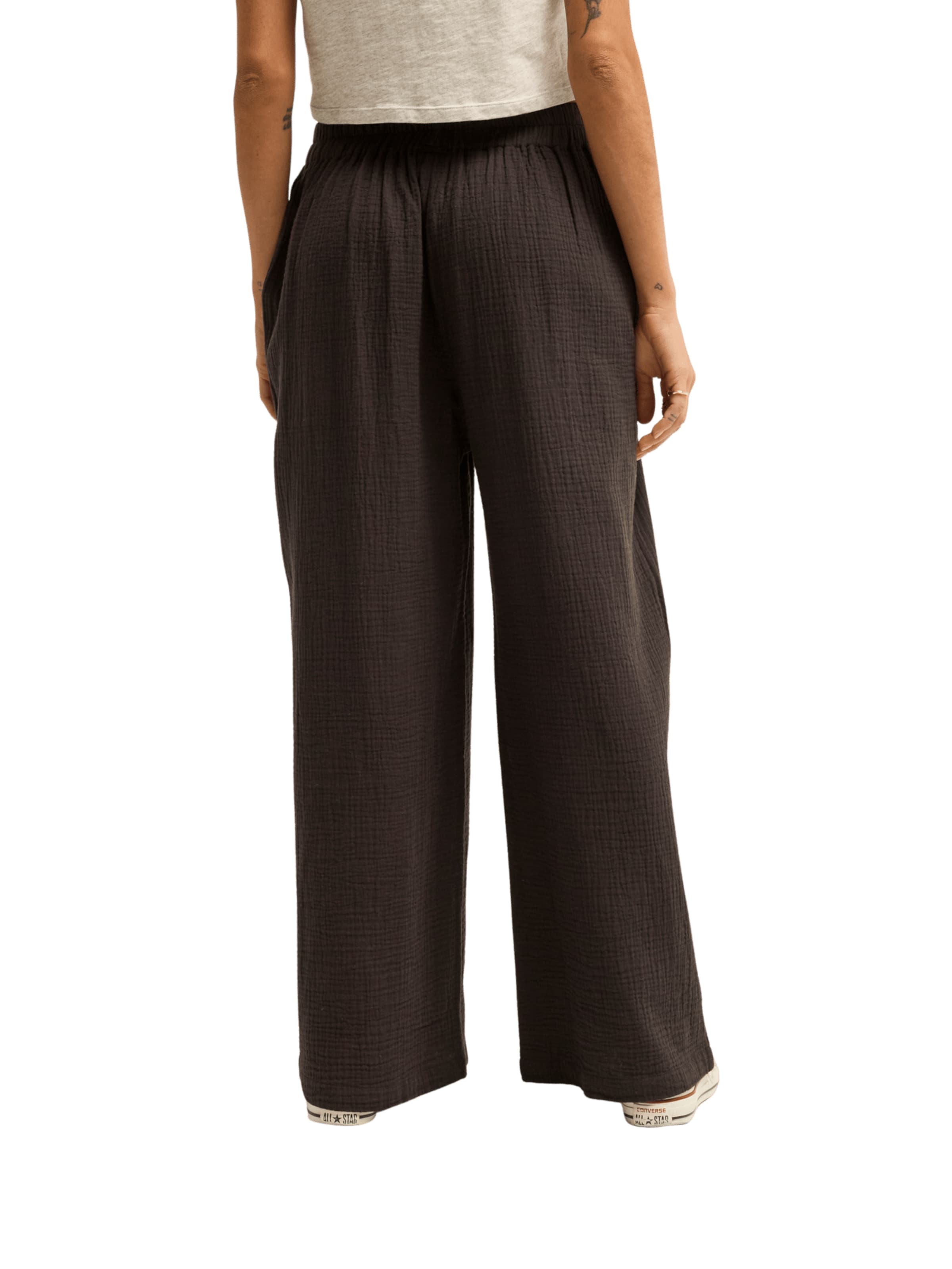 BILLABONG Wide leg Pants in Brown