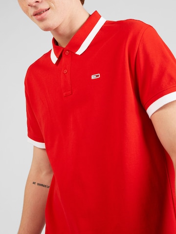 Tommy Jeans - Camisa em vermelho