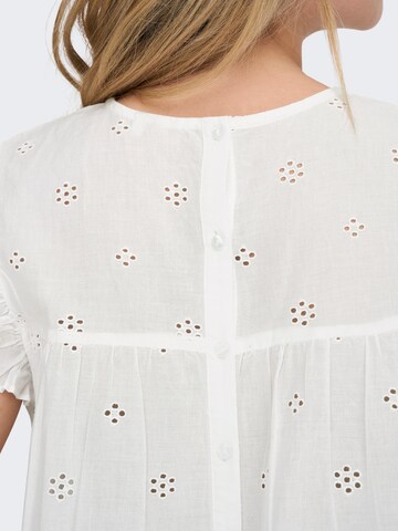 Camicia da donna 'Oda' di ONLY in bianco