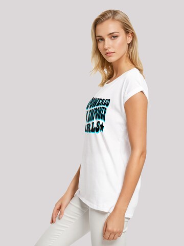 T-shirt 'Internationaler Frauentag  Empowered Girls Power' F4NT4STIC en blanc