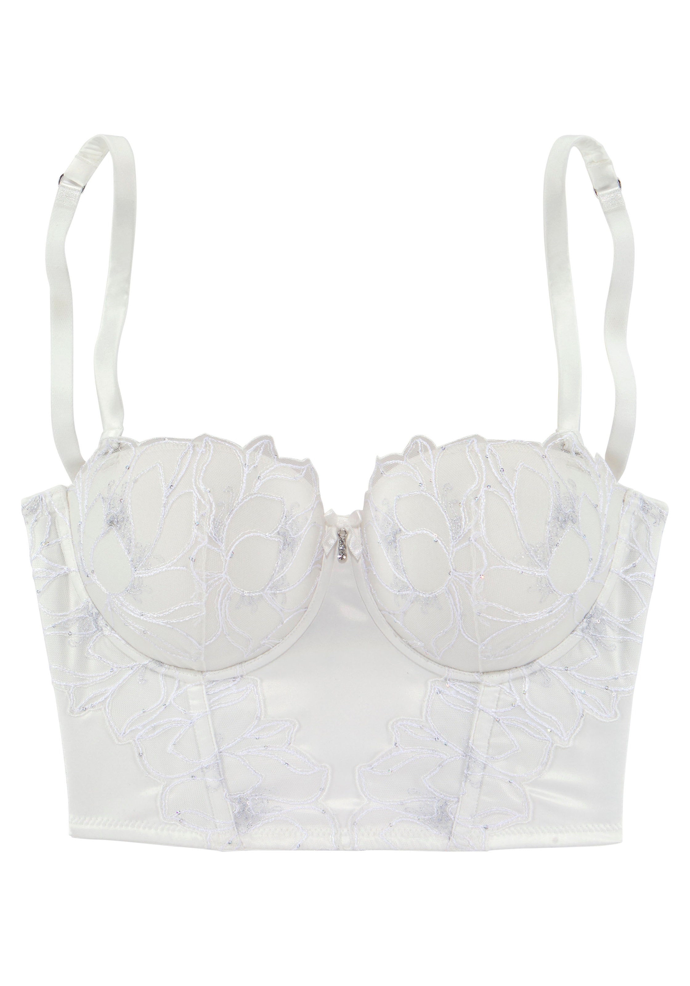 LASCANA Korzet - Biela: predná strana