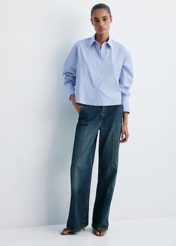 Camicia da donna 'SHINNY' di MANGO in blu: frontale