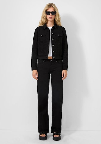 Wide Leg Jean ' CATIE ' QS en noir : devant