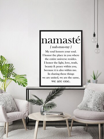 Liv Corday Bilder 'Namaste' in Weiß