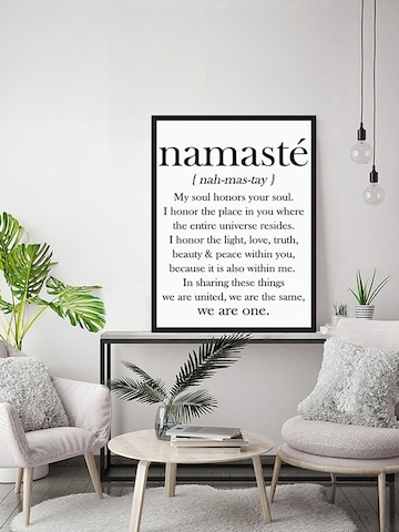 Liv Corday Image 'Namaste' in White