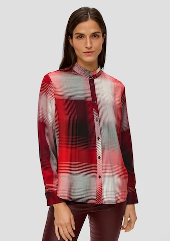 Camicia da donna di s.Oliver in rosso: frontale