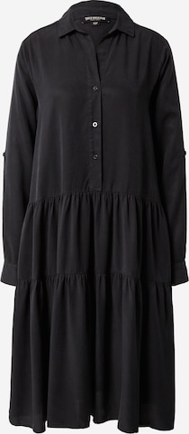 True Religion Shirt dress in Black: front