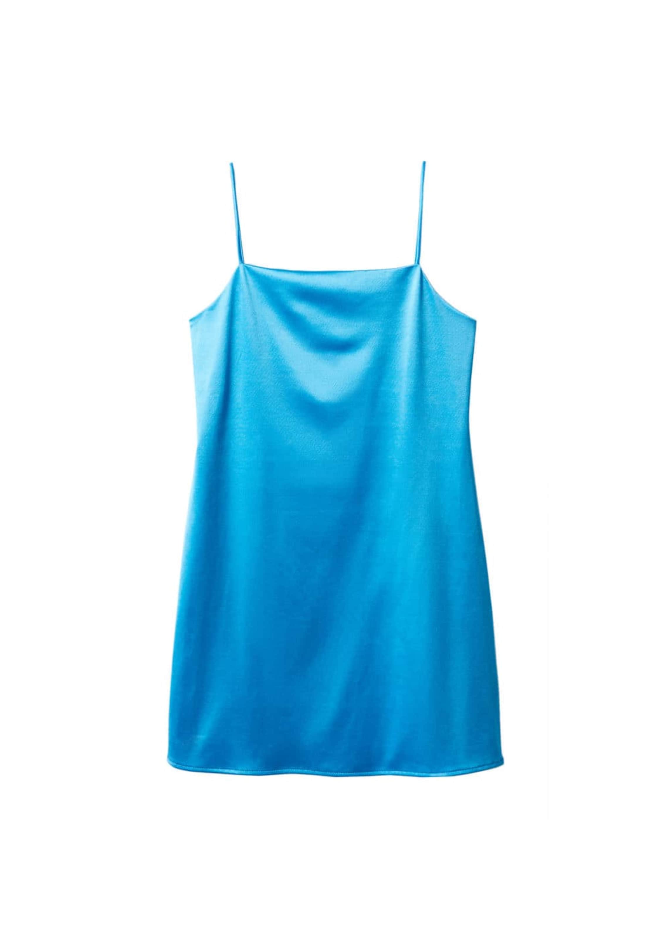 MANGO Jurk 'Nori' in Blauw: voorkant