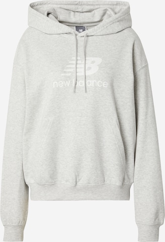 new balance Sweatshirt 'ESSENTIALS' in Grey: front