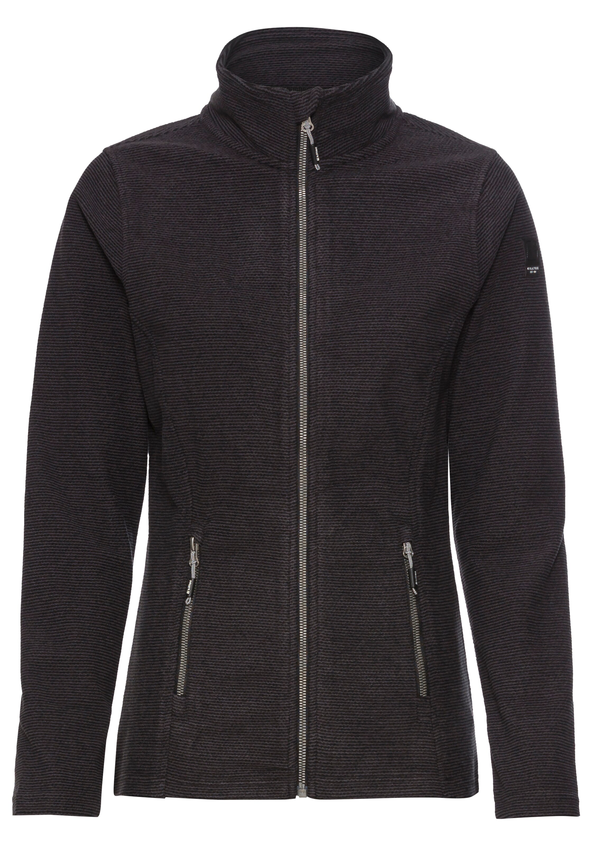 KILLTEC Fleecejacke in Schwarz: Vorderseite
