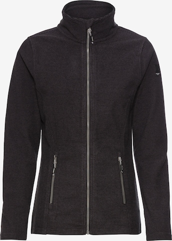 KILLTEC Fleecejacke in Schwarz: Vorderseite